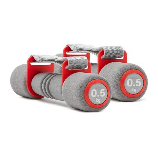 Reebok锐步RAWT-11060RD海绵软握哑铃-1对