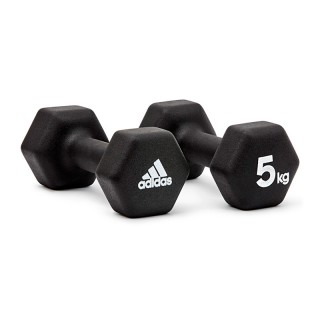 Adidas阿迪达斯ADWT-10005六边包胶哑铃—对装